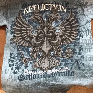 Affliction t shirt fedor emelianenko